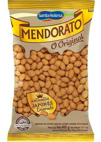 Amendoim Japonês Mendorato - Pacote 1kg - Santa Helena 