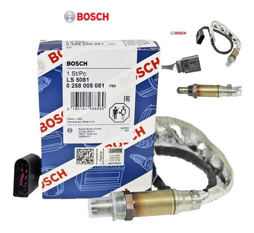 Imagem 1 de 4 de Sonda Lambda Audi A3 1.8 Golf 1.8 Aspirado/turbo Bosch