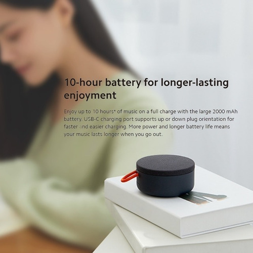 Parlante Portatil Xiaomi Bluetooth Negro