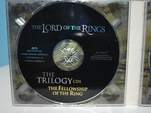 Cd The Lord Of Rings , The Trilogy (imp,3 Cds) (Usado)