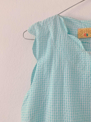 Vestido Cuadrille Celeste Reir Enloquecer