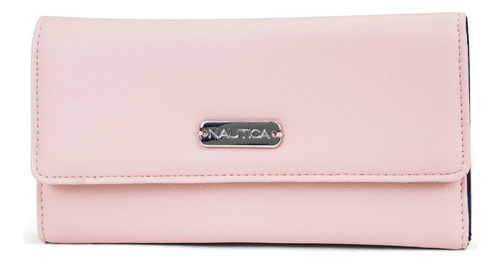 Billetera Cartera Para Mujer Nautica Petal Rosa