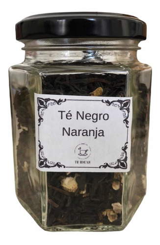 Té Negro-naranja En Hoja - Frasco 50 Grs.