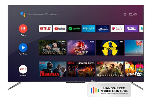 Smart Tv Tcl 55 P Qled 4k Uhd C71 55c715 Netflix Disney+