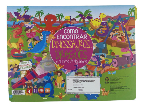 Coleção Como Encontrar - Dinossauros E Dragões E Outros Amiguinhos Da On Line Editora. Capa Dura, Edição 1 Em Português, 2024