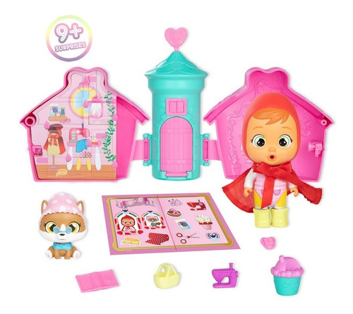 Imagen 5 de 9 de Muñeca Bebes Llorones Y Casita Lloran De Verdad Cry Babies