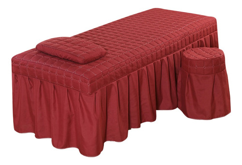 Juego De Mesa De Masaje Spa Ropa De Cama Falda