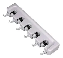 Comprar Organizador Escobas Soporte Pared Colgador 5 Espacios Gancho