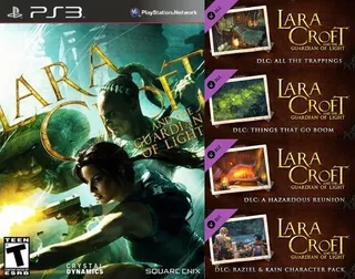 Lara Croft And The Guardian Of Light + Mapas ~ Ps3 Digital