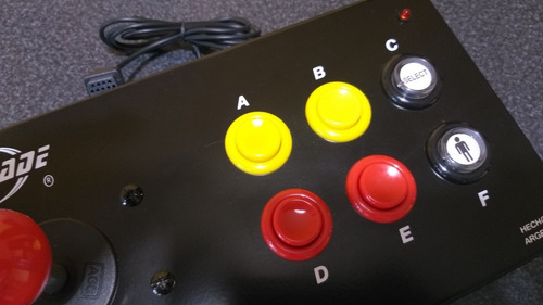 Imagen 2 de 12 de Playcade Family Joystick Arcade Para Family Game De 9 Pines