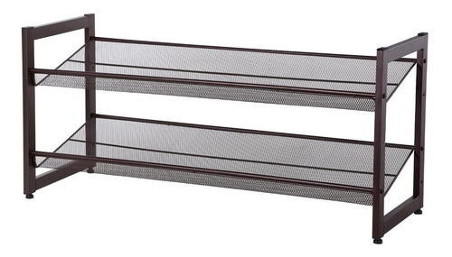 Songmics Estante Apilable De Metal De 2 Niveles Estante O