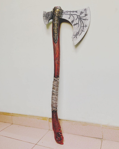 Imagen 4 de 4 de Arma Kratos Hacha Leviatán God Of War - Figura Plastica