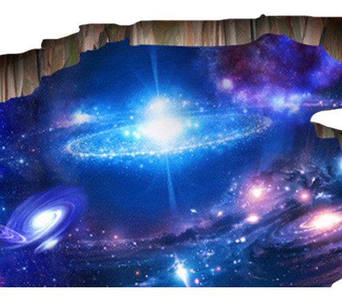 Galaxy Adesivo De Parede Murais Ornamento Auto Estilo C