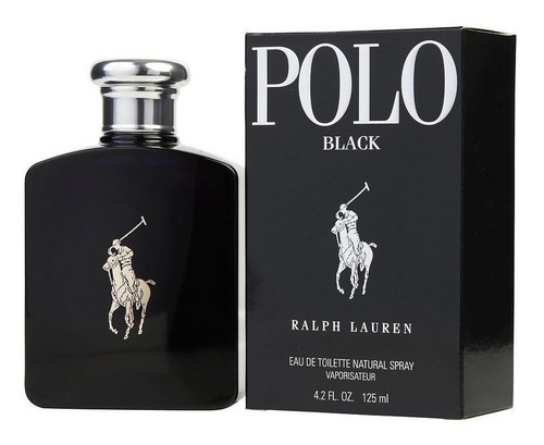 Imagen 2 de 3 de Ralph Lauren Polo Black EDT 125 ml para hombre