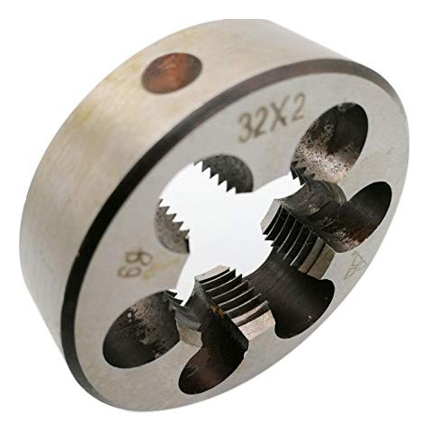 Terraja Metrica M32 X 2 Mm Hss 32 Mm X 2 Rosca Derecha