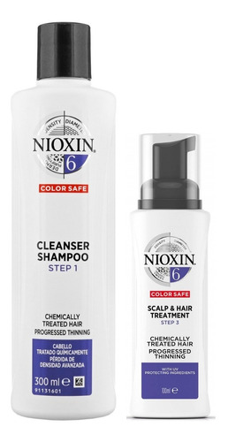 Nioxin-6 Shampoo + Espuma Capilar Chemically Treated Hair