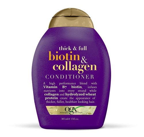Imagen 1 de 1 de Ogx Biotina Colageno Acondicion