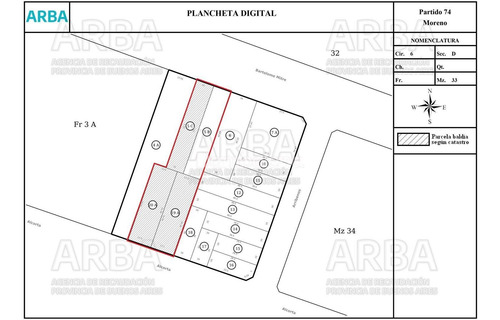 Imagen 12 de 12 de Terreno Fraccion En Venta Ubicado En Moreno, Moreno