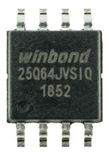 Ci De Bios Winbond 2.7v A 3.6v Virgem 64mb - 25q64jvsiq