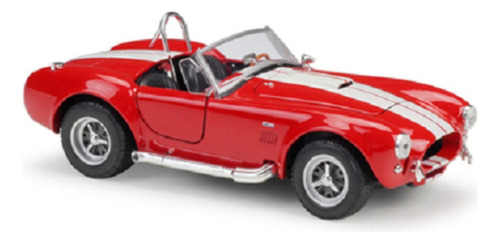 Welly 1965 Shelby Cobra 427 S/c Rojo 1/24 Diecast Car Mod 