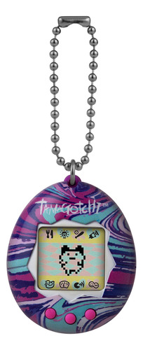Tamagotchi Nbnp Original Bandai Marble Shell With Chain - T.