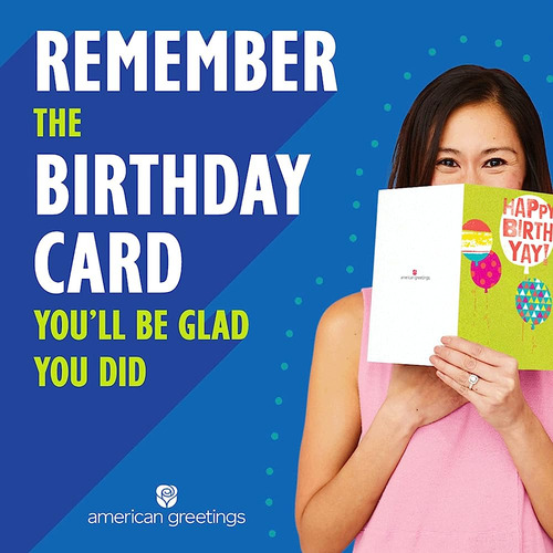 Tarjeta De Cumpleaños De American Greetings Para Niña (pegas