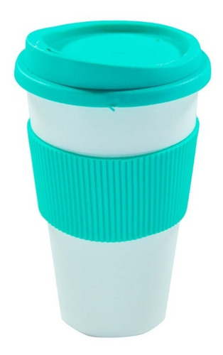 Imagen 3 de 7 de 15 Vaso Térmico Tipo Starbuck Mug 300 Ml Tapa Faja Souvenir