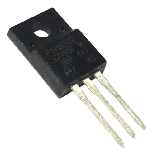 3 Unidades Stf13nk50zfp Mosfet 13a 500v To220f Stf 13nk50 Z