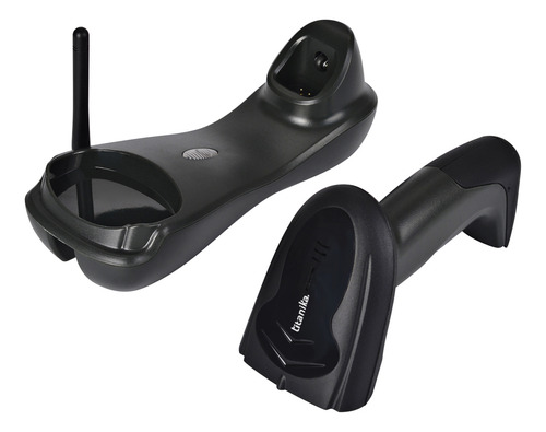 Lector De Código De Barras Industrial Titanika Meta Code + Soporte Batería Li-ion 2600mah Transmisión 50-500m Distancia 2d 1d Usb Qr Pdf Usb 500 Lecturas