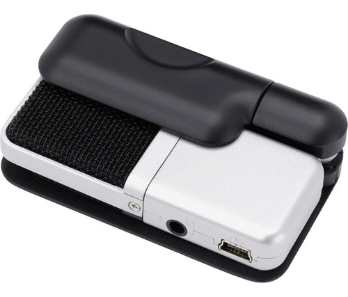 Micrófono Samson Go Mic condensador cardioide silver