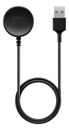 Cable de carga compatible con Samsung Galaxy Watch 5 Pro de color negro