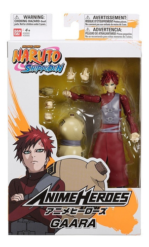 Figura Naruto Shippuden - Gaara Anime Heroes Original Nuevo