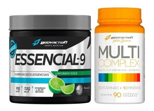 Kit  9  Aminoácidos Esenciales  + Multi Vitamínico 