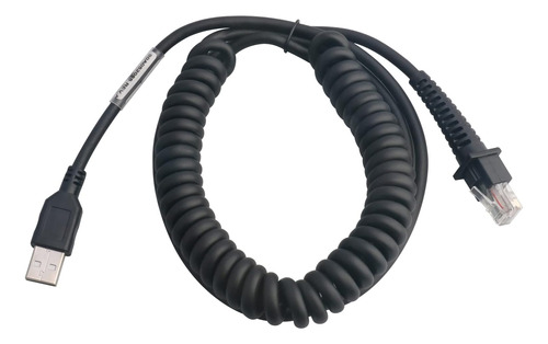 Usb Cable Coiled 3 Meter, Type Usb To Rj45 Barcode Scan...
