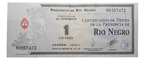 Bono Provincia Rio Negro Serie C