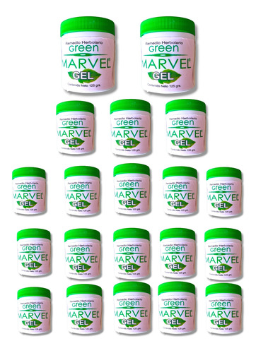 Gel Green Marvel 20 Pzas