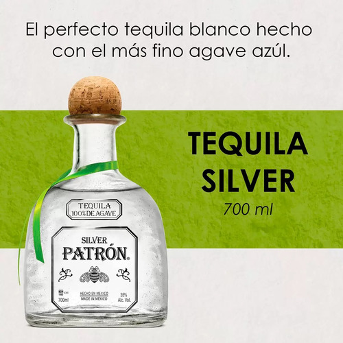 Tequila Patrón Silver 700 Ml