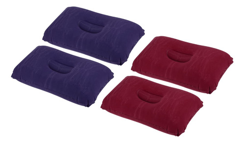 Almohada Inflable Ultraligera Para Acampar Y Viajar 4 Unidad