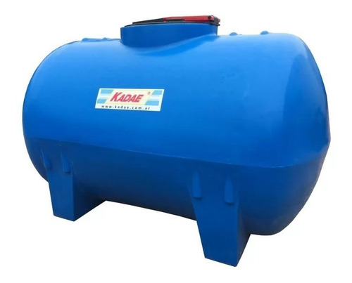 Tanque De Agua 500 Litros Horizontal Plástico Con Base