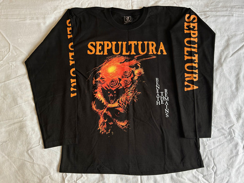 Polo Manga Larga Sepultura Beneath The Remains (l) Thrash