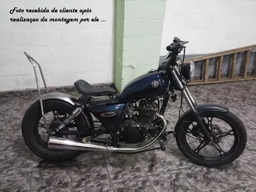 Kit Intruder 125 Bobber Paralama 90cm Banco Placa Lateral - Escorrega o  Preço