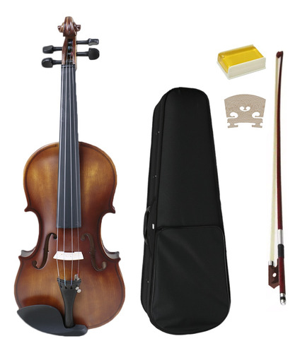 Violino Profissional Konig 4/4 Envelhecido Fosco Madeira
