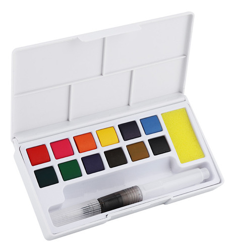 Set Portátil De Pigmentos De Acuarela Sólidos Para Pintura D