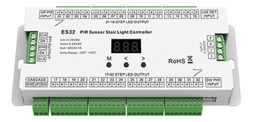 Controlador De Luz De Escalera Con Sensor Pir Es32 De 32 Can