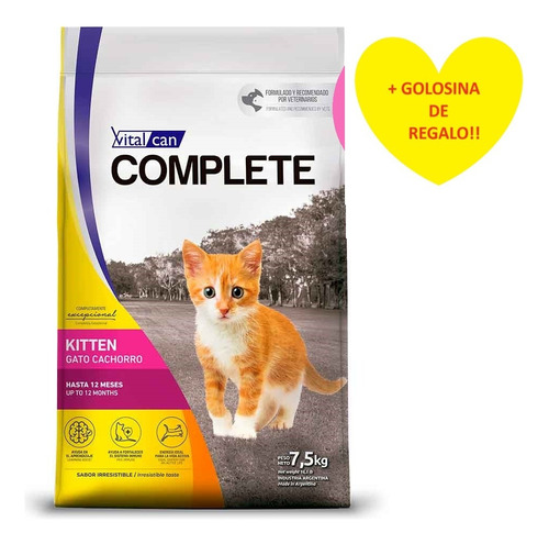 Vitalcan Complete Gatitos Kitten Cachorro 15k + Regalo