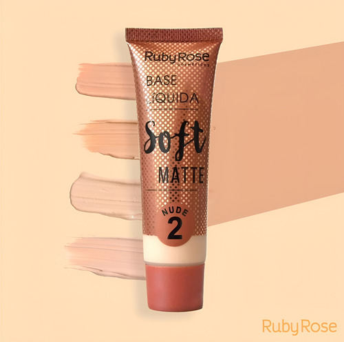 Base Liquida Ruby Rose Soft Matte Bege 2