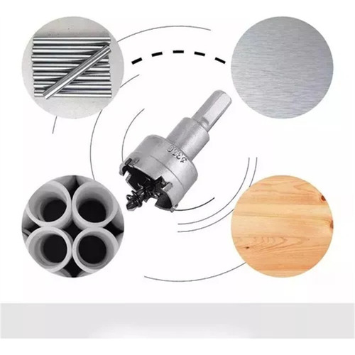 13 Brocas Copa Sierra Hss De Carburo Para 16-53mm