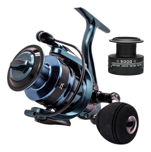 Carrete De Pesca Spinning De Doble Carrete 14 + 1bb 5, 5:1 1