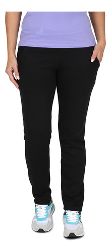 Pantalón Lotto Essencial Mujer En Negro