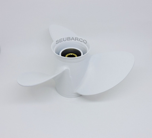 Imagem 2 de 3 de Hélice P/ Motor Yamaha 60/85/90/115/135/140 2t 13 X 19